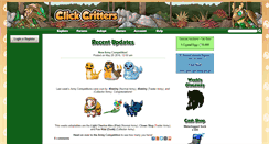 Desktop Screenshot of clickcritters.com